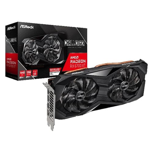 ASRock RX 6700 XT Challenger D OC 12GB Graphics Card
